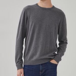 Men's Charcoal Crewneck Sweater
